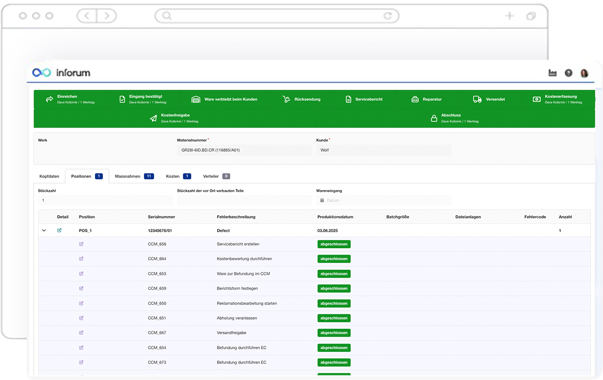 Kundenreklamation Software